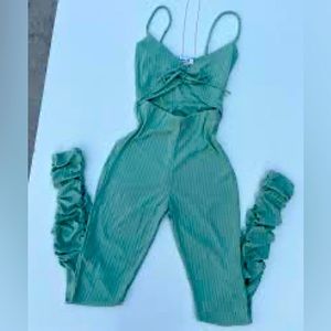 Baddieville Isabelle Jumpsuit, NWOT